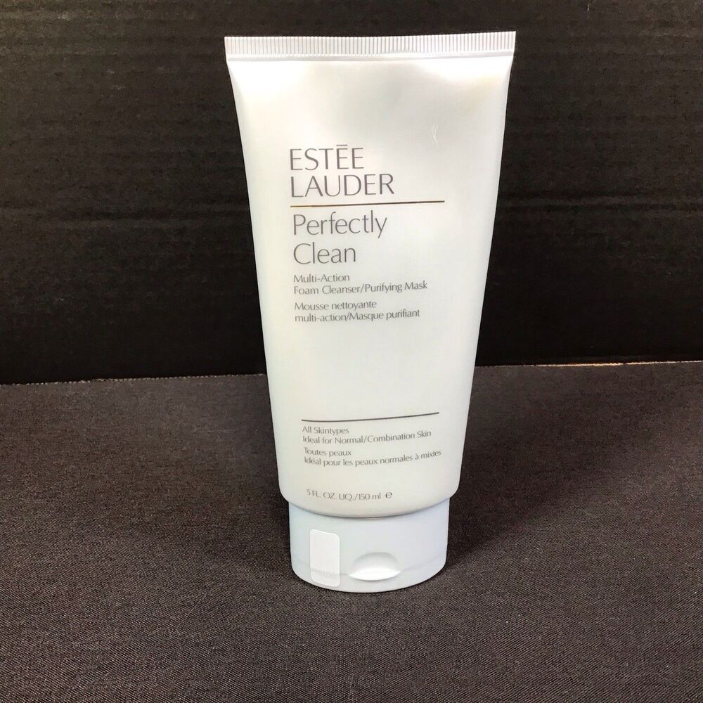 Estee Lauder PERFECTLY CLEAN Multi Action Foam Cleanser Purifying Mask 5oz NEW